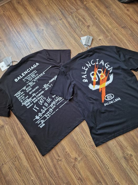 Страхотна мъжка тениска BALENCIAGA размер 2XL