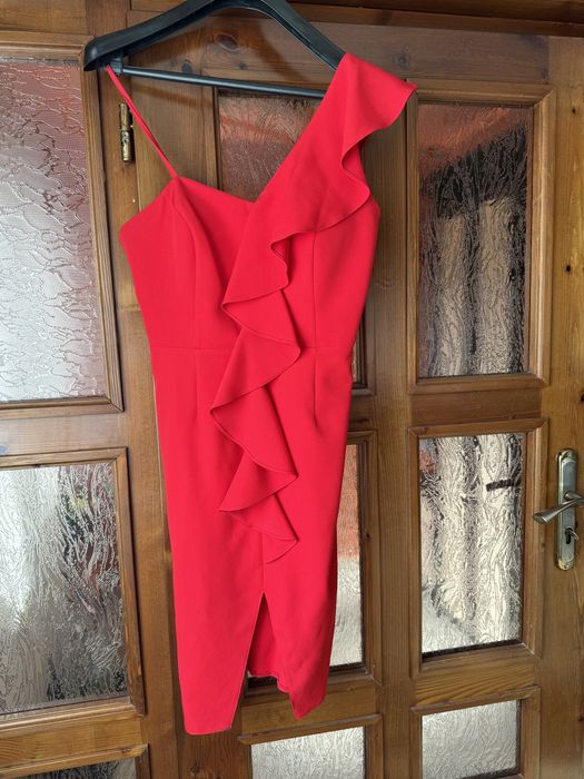 Дамска червена рокля