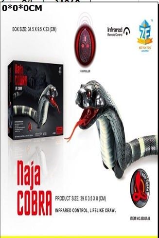 Кобра на радиоуправлении, Naja COBRA, змея на пульте управления