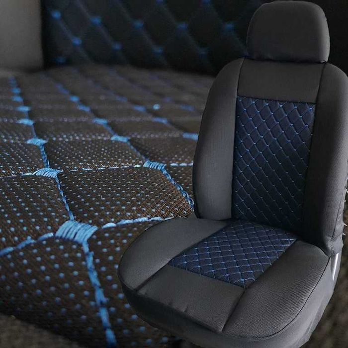 Тапицерия за цял автомобил плат три цвята