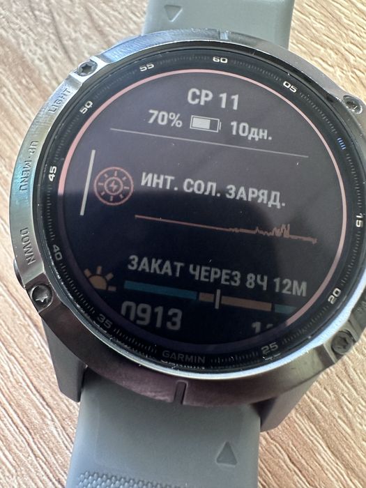 Часы Гармин 6 про солар