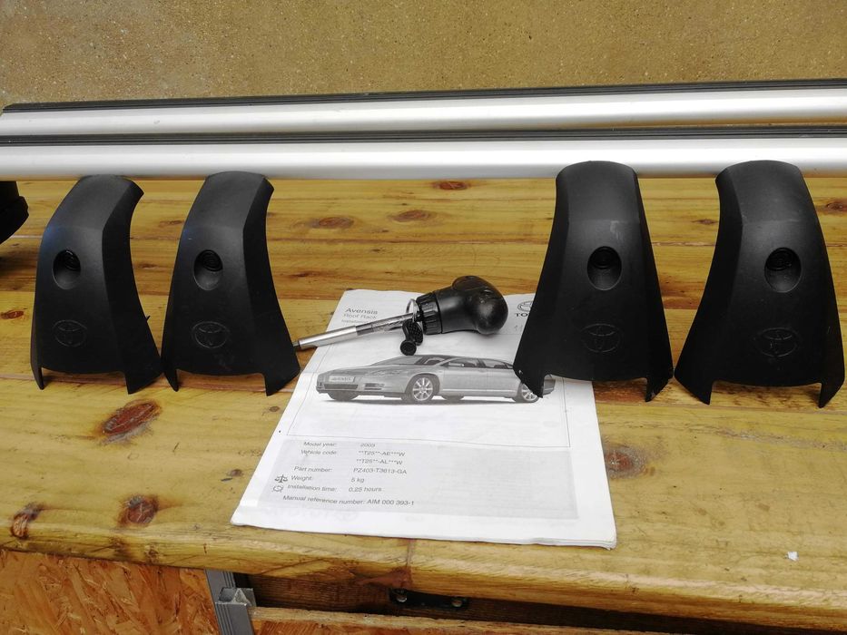 Оригинални греди, багажник за Тойота Авенсис 2 и 3 седан 2003-2018