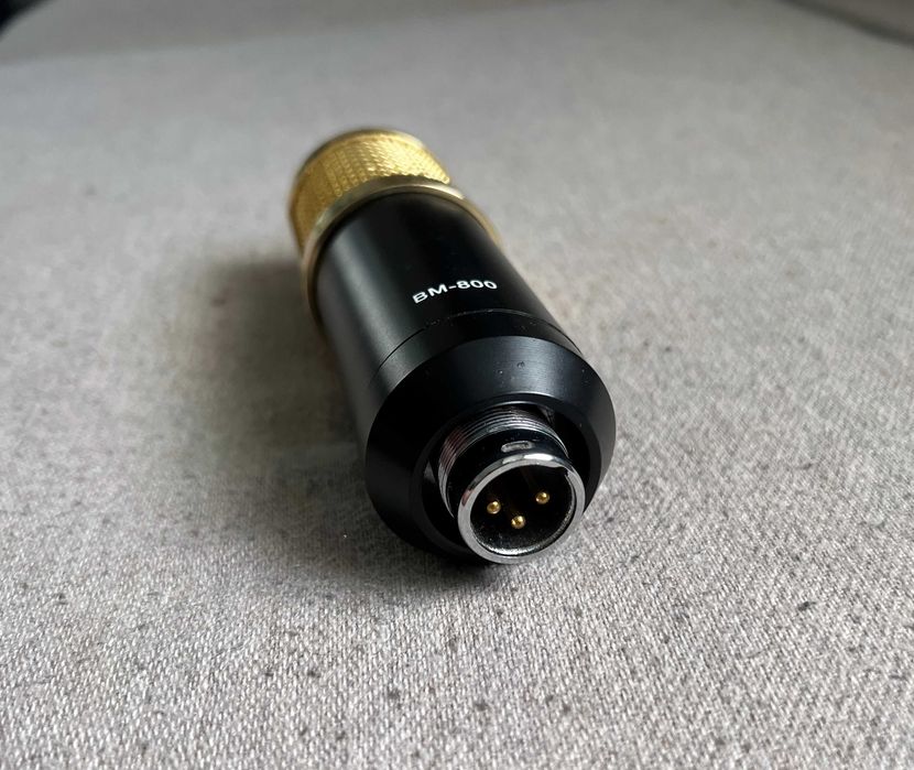 Microfon condensator BM-800 cu suport shock mount – studio / podcast