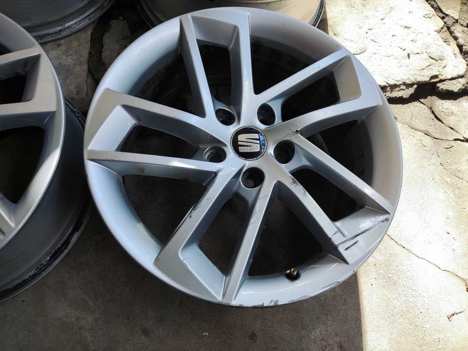 Skoda Seat VW 17 цола 5х112 оригинални алуминиеви лети джанти Сеат 5x112