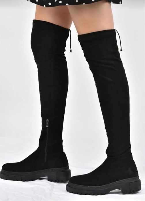 Дамски еластични ботуши