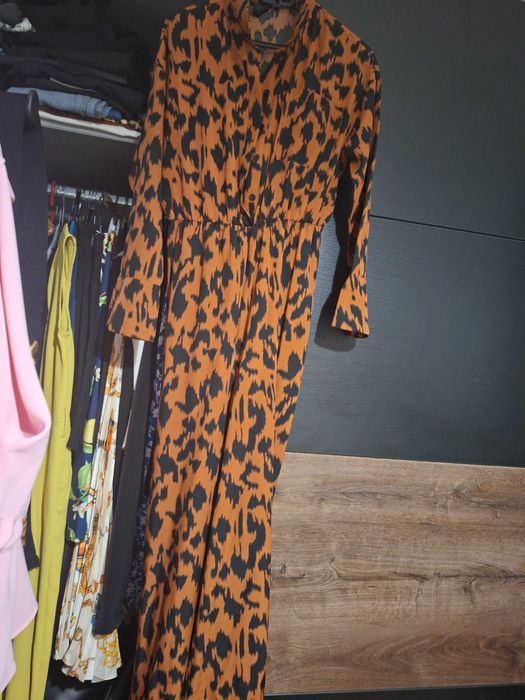Salopeta cu imprimeu leopard, marime S/M