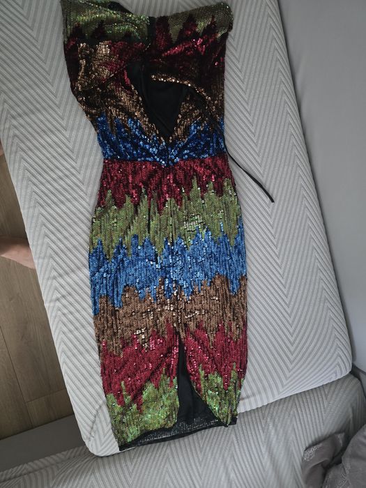 ROCHIE ASOS eleganta, de gala,de nașa,cu paiete de cununie,cu paiete,p