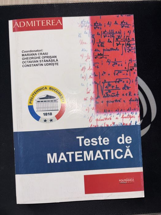 Carte de teste Matematica