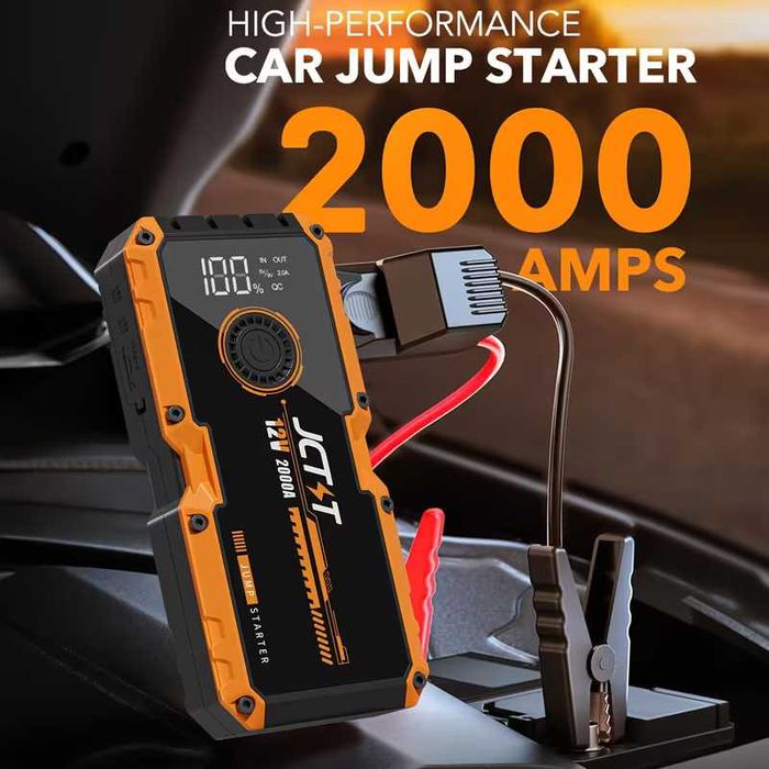 Преносим JCTST 2000A бустер за стартиране на ДВГ