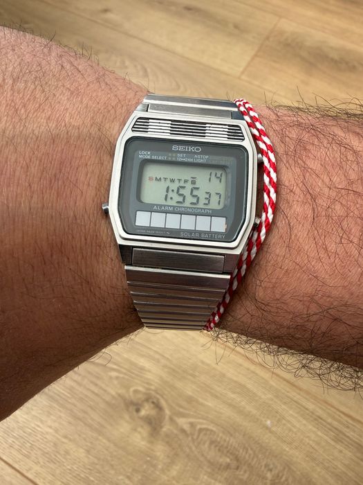 SEIKO A628-5000 LCD Дигитален Соларна Батерия 1971