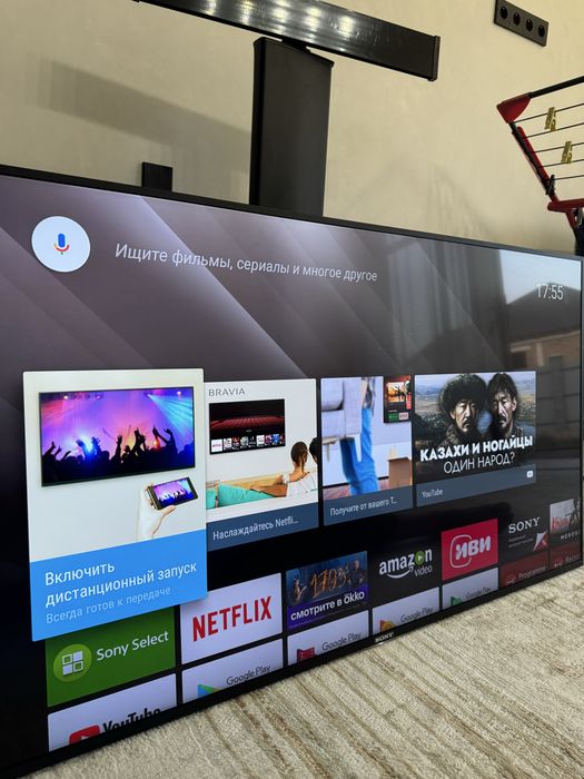 Телевизор SONY BRAVIA smart tb android 140cm 55 дюймов
