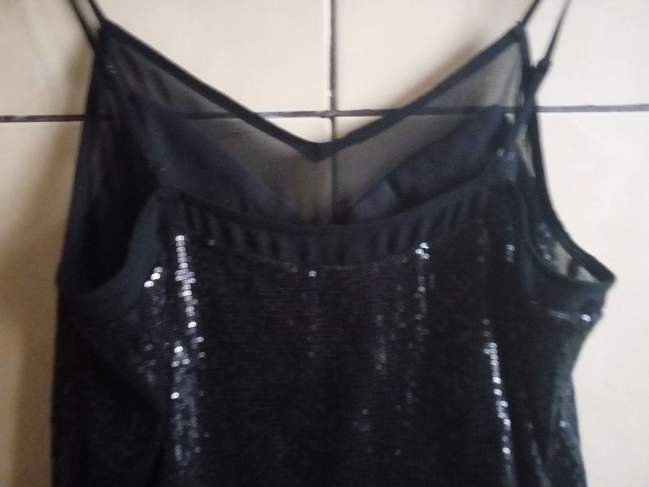 Top sexy cu paiete/măsură S/H&M