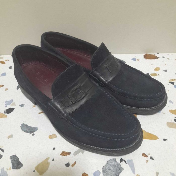 Замшевые лоферы FERU / Made in Italy / 42р