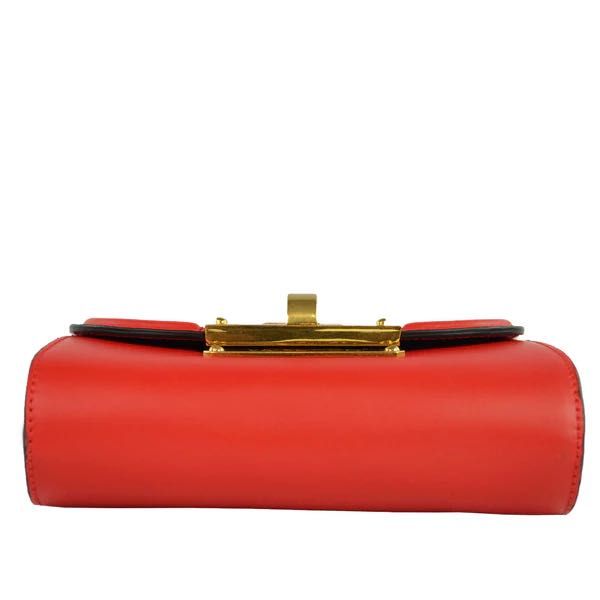 Valentino by Mario Valentino мини чанта-100 % естествена червена кожа