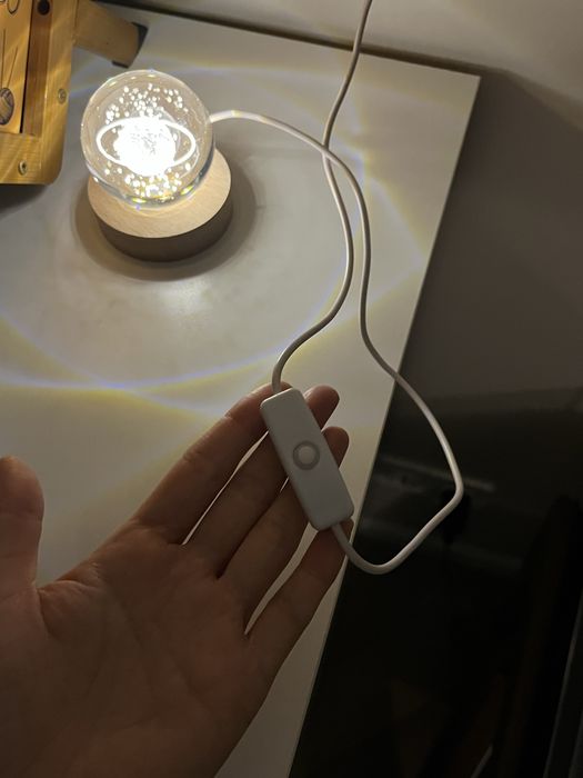 Светильник (ночник) в виде сатурна