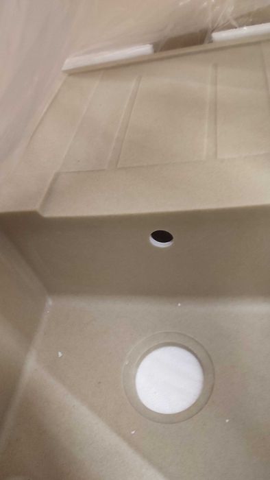 Гранитна мивка в цвят капучино / бежово