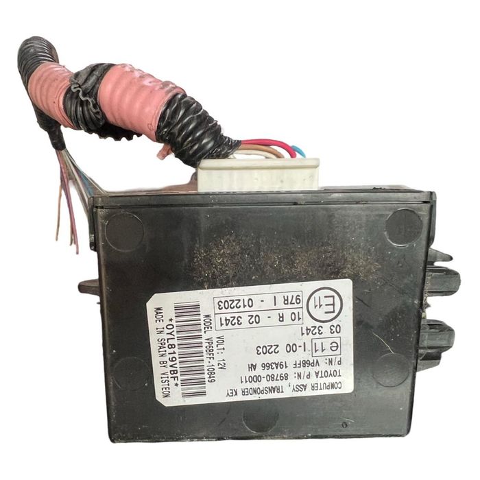 Modul De Confort Toyota Yaris _P9_ 2005 - > Vp6Bff19A366Ah