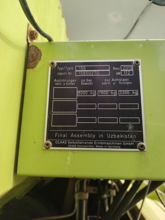 Claas dominator 130