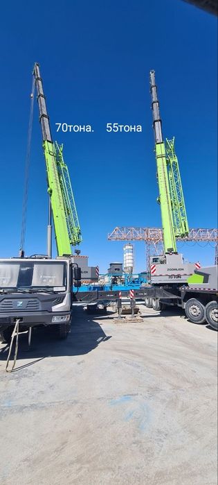 Авто кран хизматлари 100тон70тона55тонп25тона