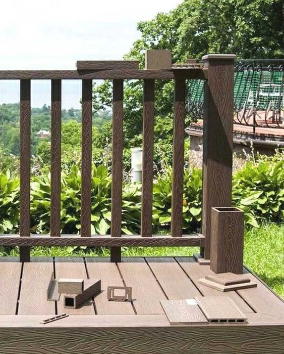 Ограждения из ДПК  Планки, балясины