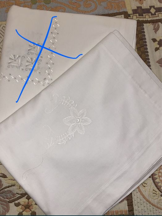 Продам скатерти Х/б с вышивкой