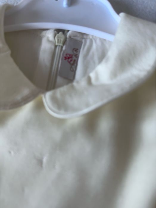 Rochiță elegantă Anne Bebe albă – botez, aniversare, ocazii speciale