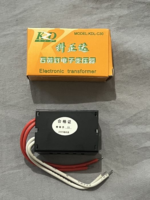 Новые софиты, лампы и трансформатор