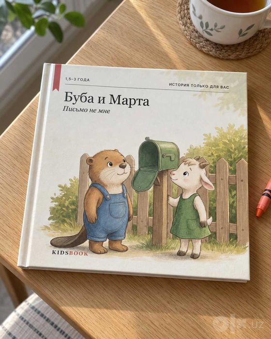 Детская книжка «Письмо не мне», 1,5–3 года, про обиду, Ташкент