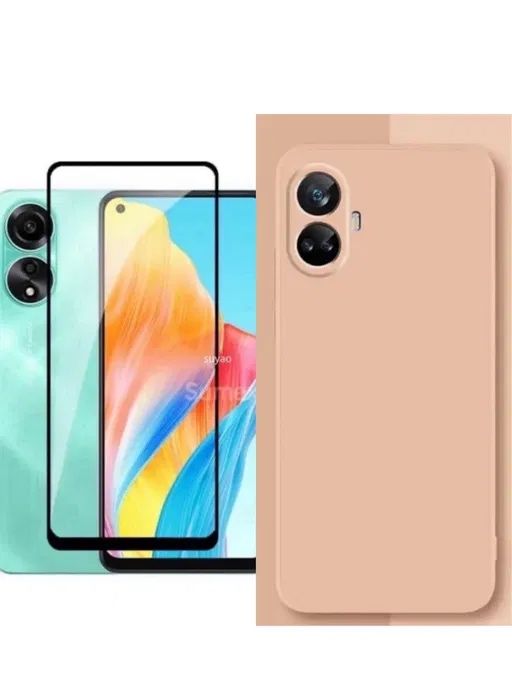 OPPO A38/A58/A78/A7/12FS/13F/13 PRO/14F Husa Alcantara + Folie Sticla