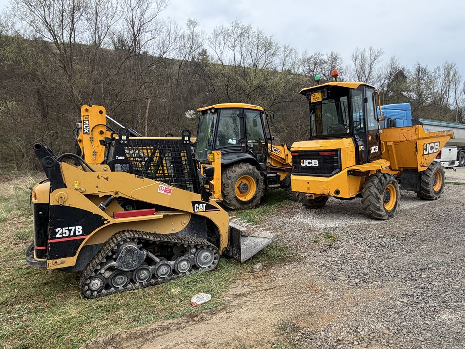 Prestam si inchiriem cu camioneta mini incarcator senile bobcat mini excavator dumper