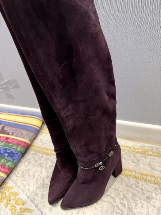 сапоги фиолетовые