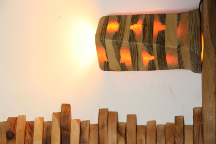 Уникални Арт дървени лампи
