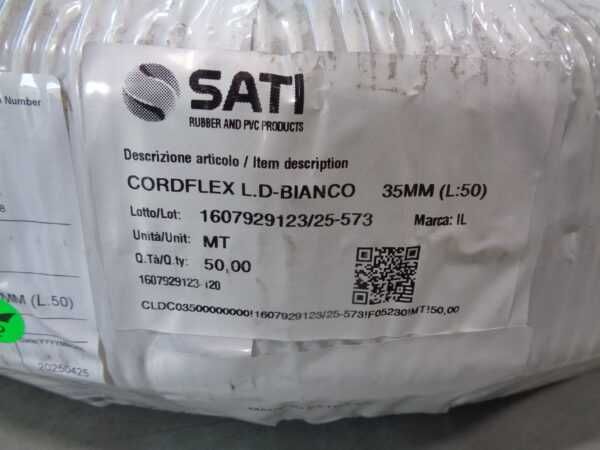 Rola furtun 50 metri absorbtie apa semanator PVC alb special ITA