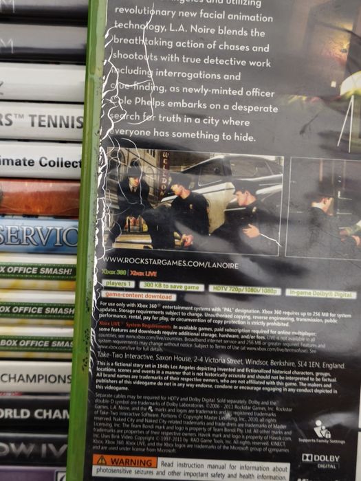 Joc/jocuri L.A Noire/gen gta retro/ super joc Xbox360 original
