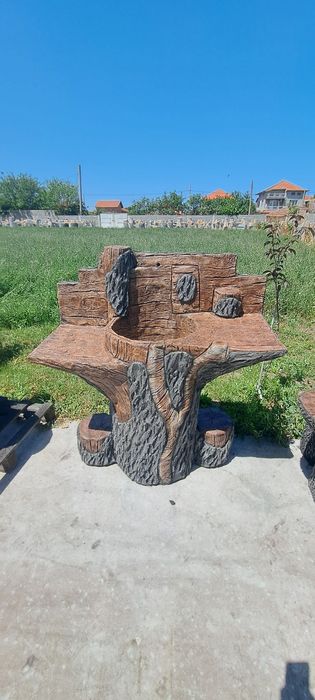 Ръчно изработени чешми и мивки за градината