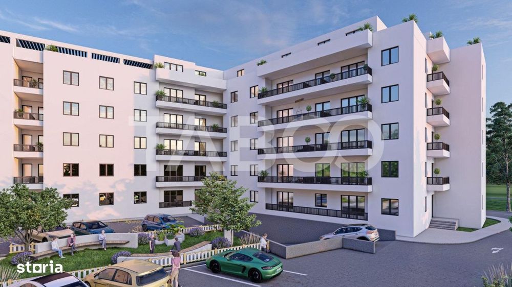 Apartament 2 camere 63 mpu 2 balcoane CONSTRUCTIE NOUA 2024 in Sibiu