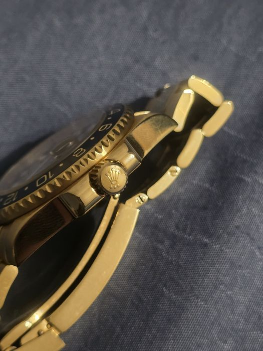 Rolex gmt master II solid gold
