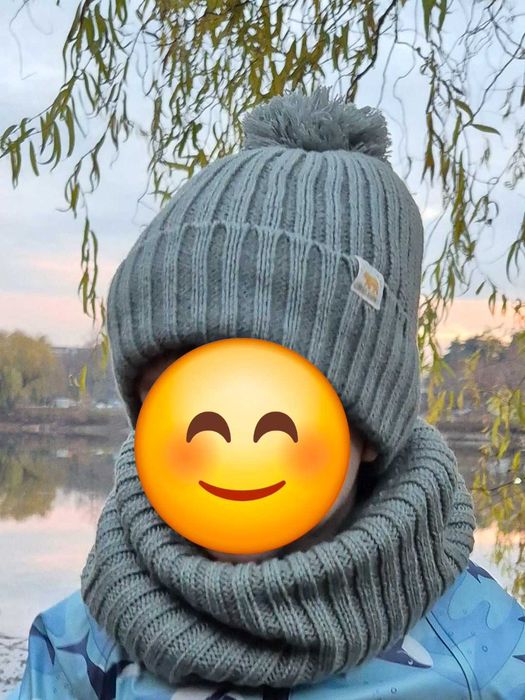 Set căciulă si fular Next, 1 an