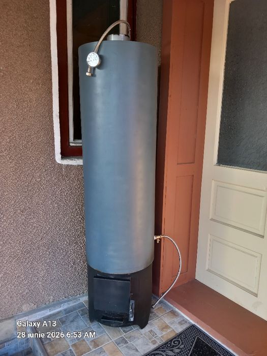 Boiler pe lemne 120l.