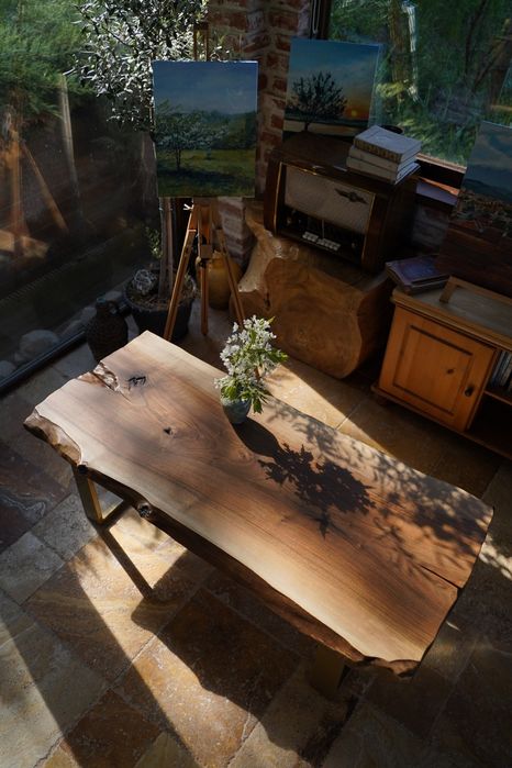 Masa cafea NOUA!  Lemn Nuc. 140×60 cm