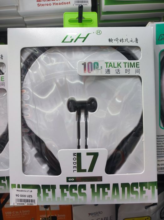 Naushnik bluetooth L8/L7 sifati juda zo'r