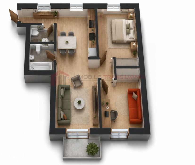 Apartament 3 camere Bloc Nou Zorilor | Comision Zero