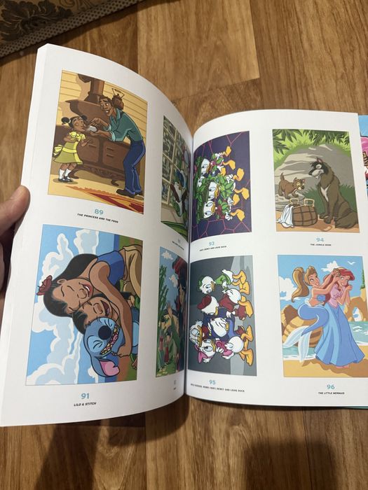 Раскраска дисней по номерам