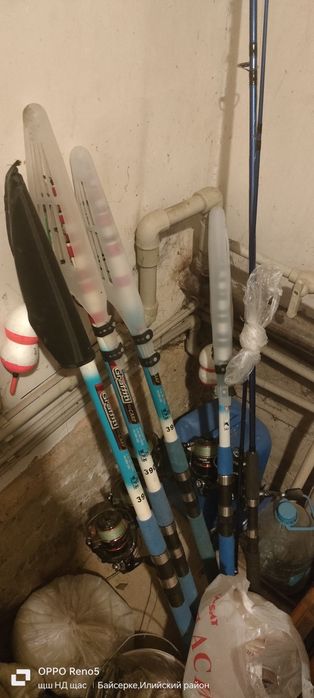 Готовые удилище.