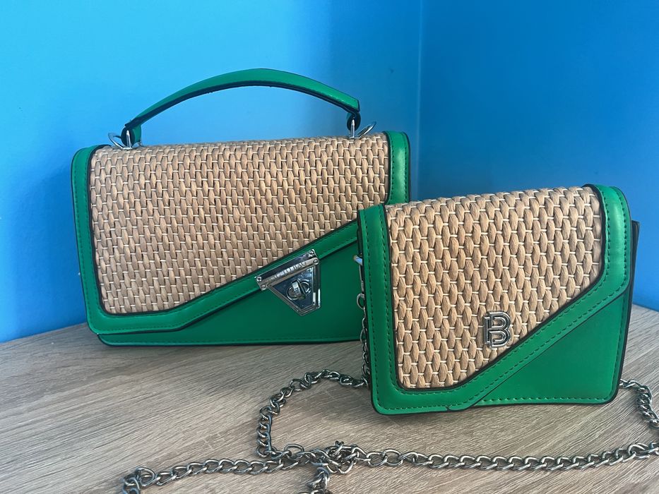 Дамска чанта + подарък мини чанта