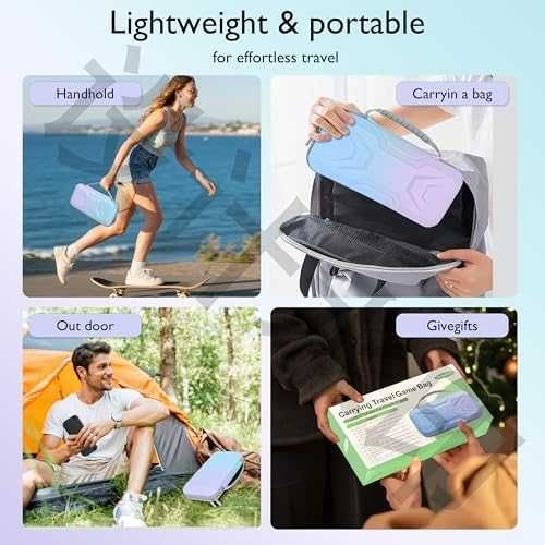 Нов Калъф Nintendo Switch 2 твърд EVA антишок, място Joy-Cons, 10 игри