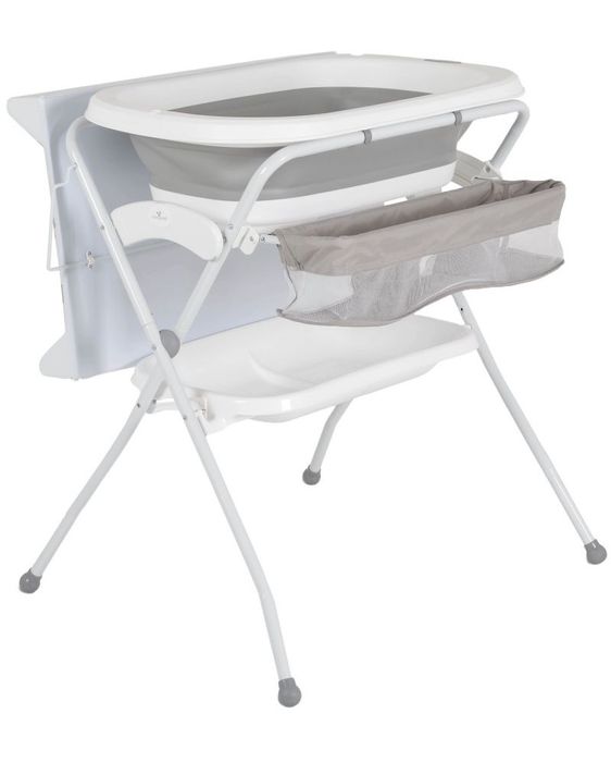 Вана със стойка и повивалник Cangaroo - Como, сива