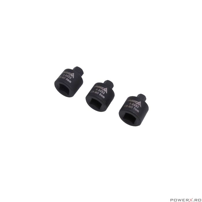 Set 3 chei tubulare pentru etrieri de frana, 7, 8, 9 mm, Asta