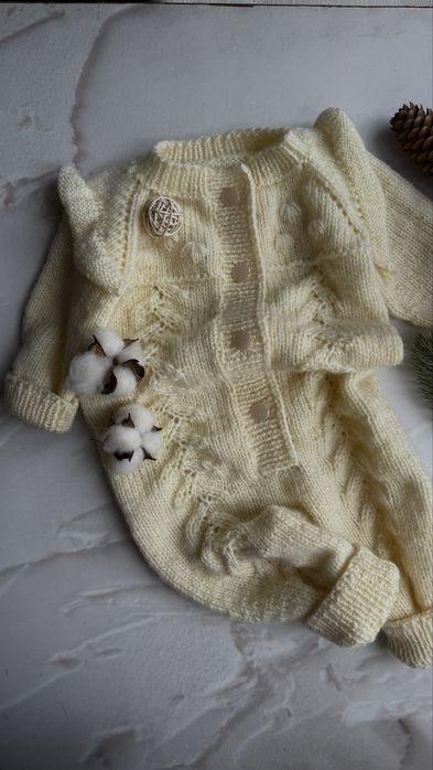 Комбинезон детский вязаный