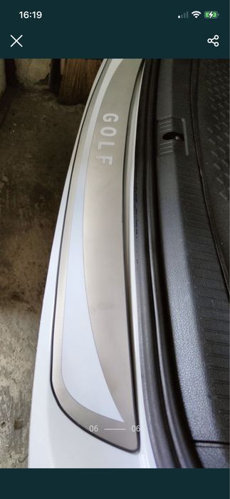 Protectie crom bara spate golf 6